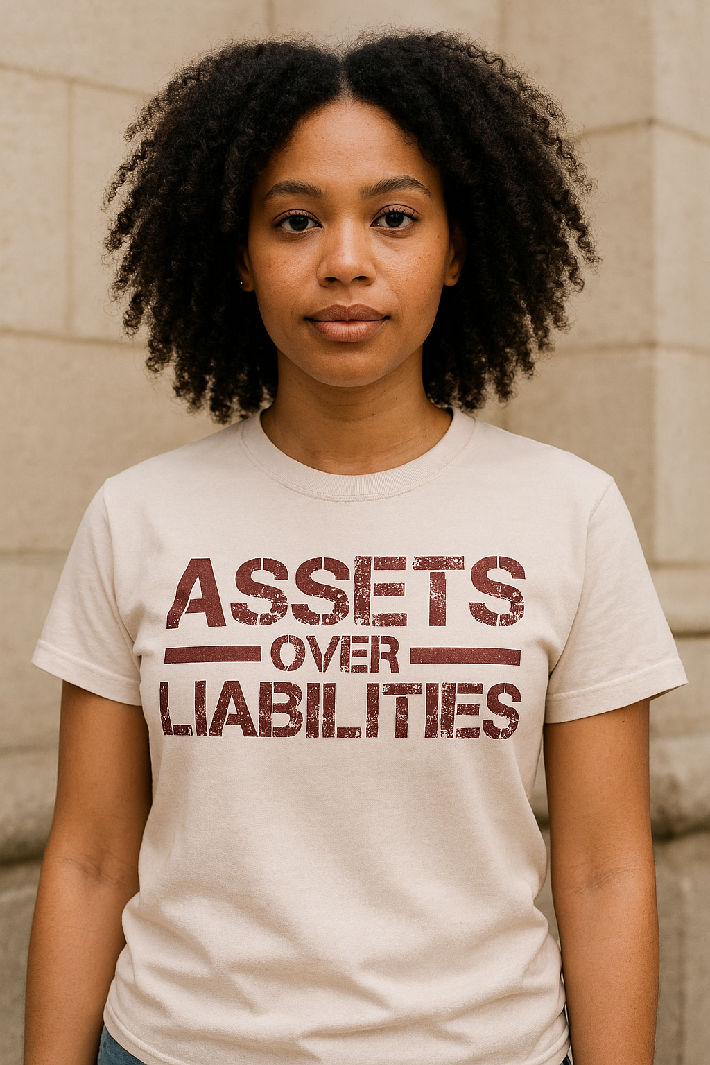 Assets Over Liabilities D9 Unisex Tee