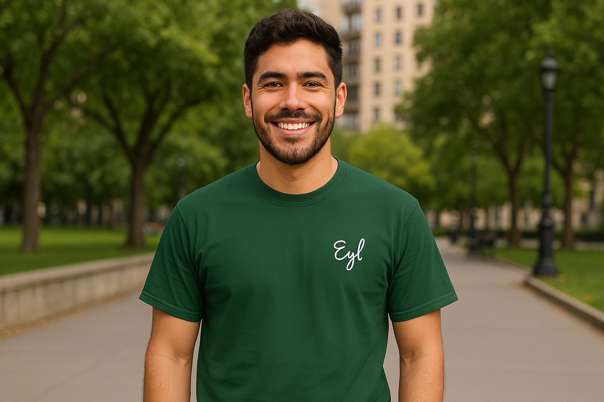 EYL Embroidered Cursive Unisex Tee