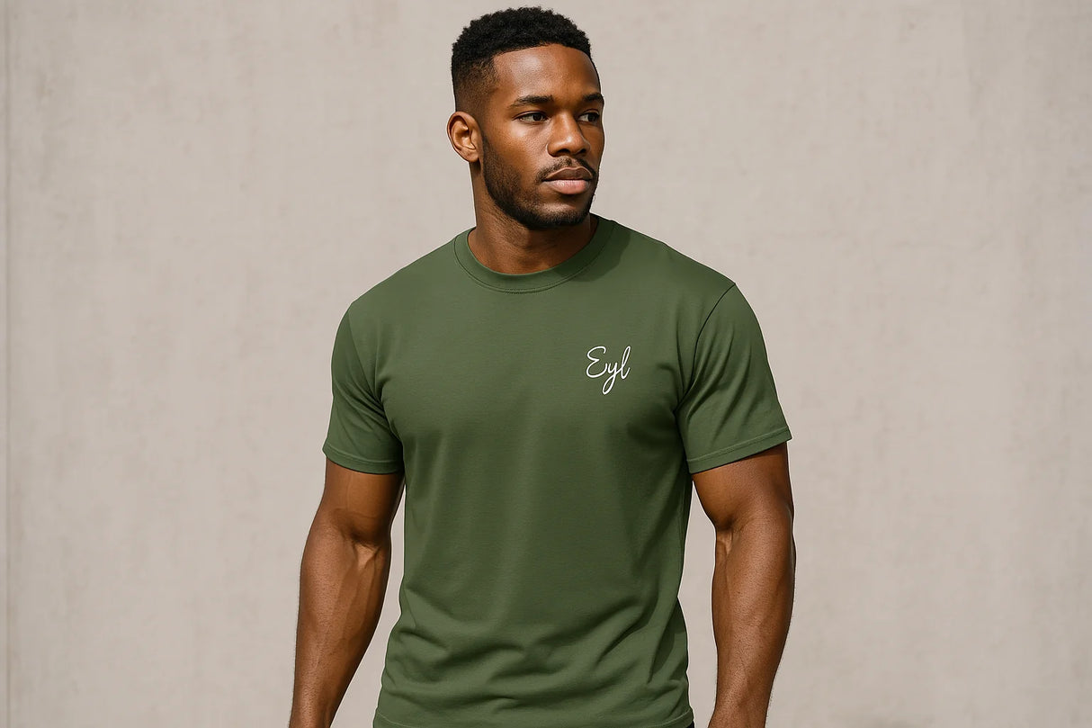 EYL Embroidered Cursive Unisex Tee