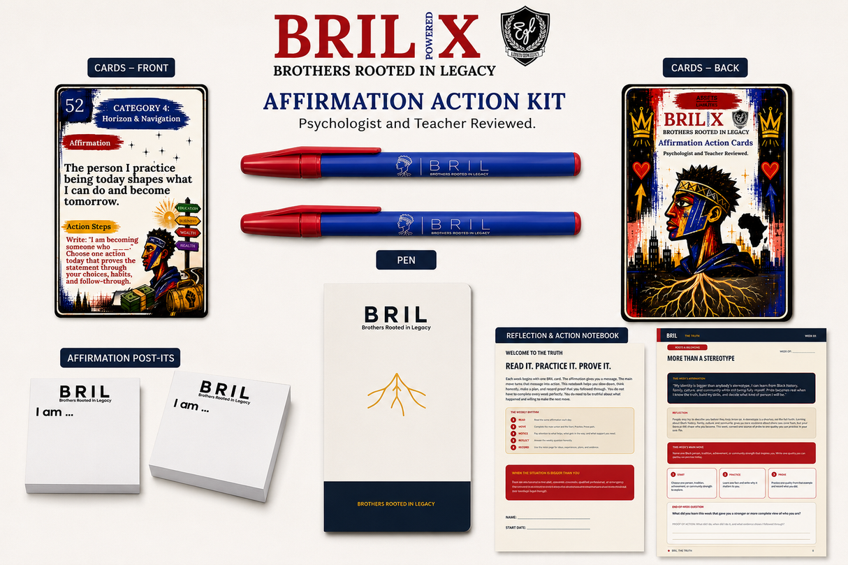 EYL X BROTHERS ROOTED IN LEGACY (BRIL) AFFIRMATION ACTION PACK