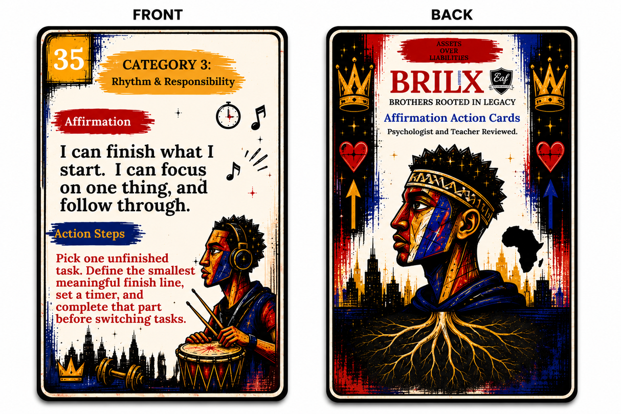 EYL X BROTHERS ROOTED IN LEGACY (BRIL) AFFIRMATION ACTION PACK