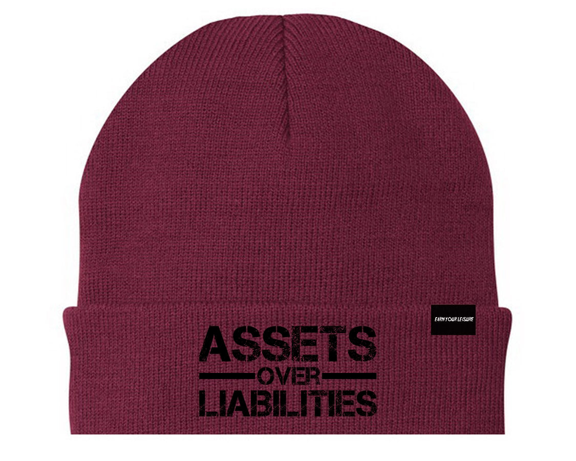 Assets Over Liabilities Beanies