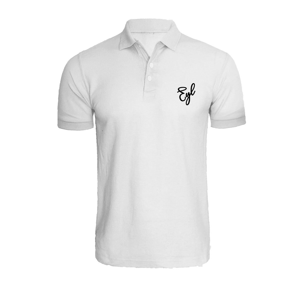 EYL Collection Unisex Polo Shirt With Embroidered Cursive EYL Logo