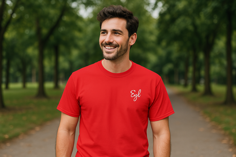 EYL Embroidered Cursive Unisex Tee
