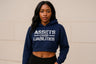 Assets Over Liabilities Crop Top Hoodie