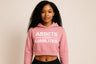 Assets Over Liabilities Crop Top Hoodie