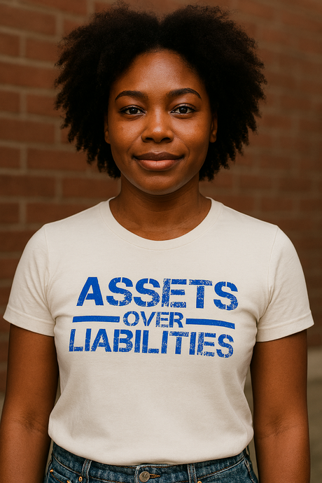 Assets Over Liabilities D9 Unisex Tee